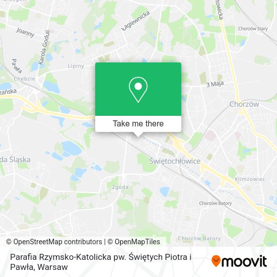 Parafia Rzymsko-Katolicka pw. Świętych Piotra i Pawła map