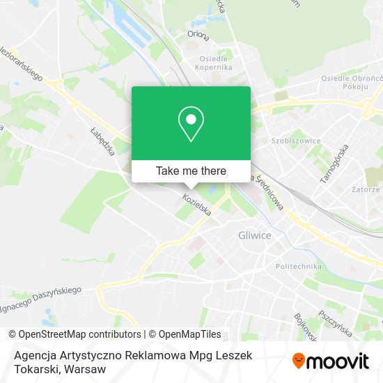 Agencja Artystyczno Reklamowa Mpg Leszek Tokarski map