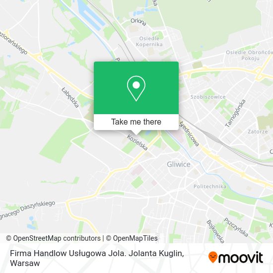 Firma Handlow Usługowa Jola. Jolanta Kuglin map