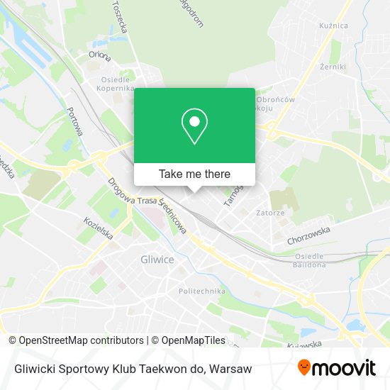 Gliwicki Sportowy Klub Taekwon do map