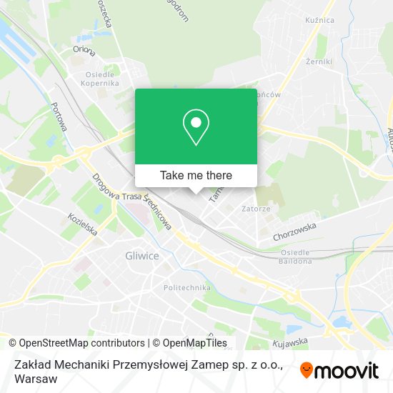 Zakład Mechaniki Przemysłowej Zamep sp. z o.o. map