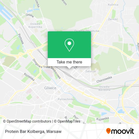 Protein Bar Kolberga map