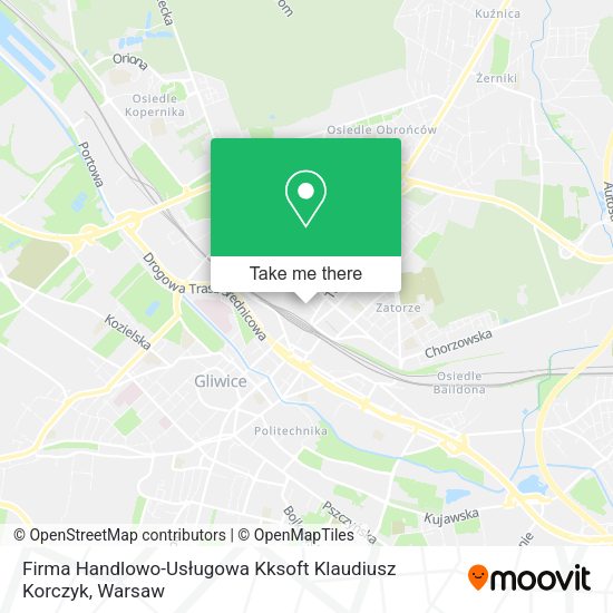 Firma Handlowo-Usługowa Kksoft Klaudiusz Korczyk map