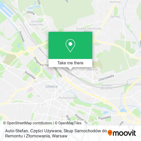 Auto-Stefan. Części Używane, Skup Samochodów do Remontu i Złomowania map