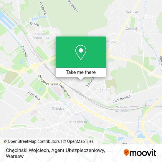 Chęciński Wojciech, Agent Ubezpieczeniowy map