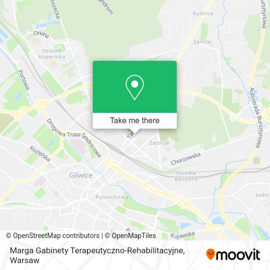 Marga Gabinety Terapeutyczno-Rehabilitacyjne map