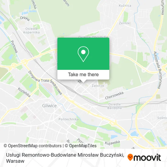 Карта Usługi Remontowo-Budowlane Mirosław Buczyński