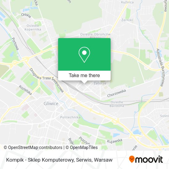 Kompik - Sklep Komputerowy, Serwis map