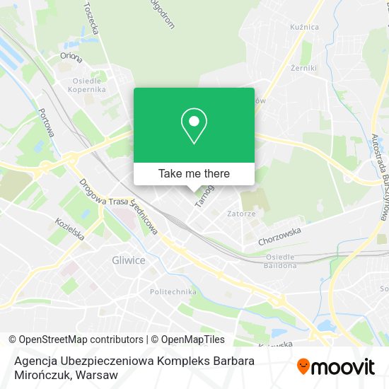 Agencja Ubezpieczeniowa Kompleks Barbara Mirończuk map