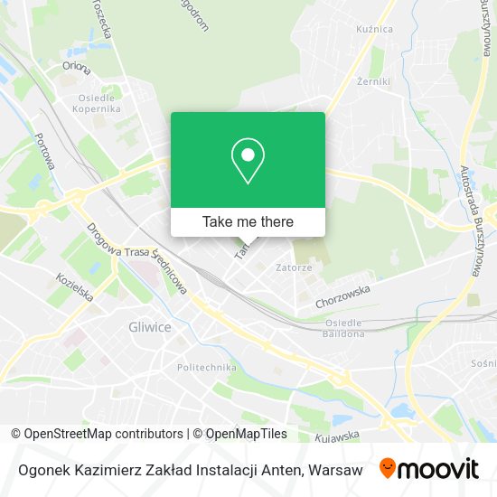 Ogonek Kazimierz Zakład Instalacji Anten map