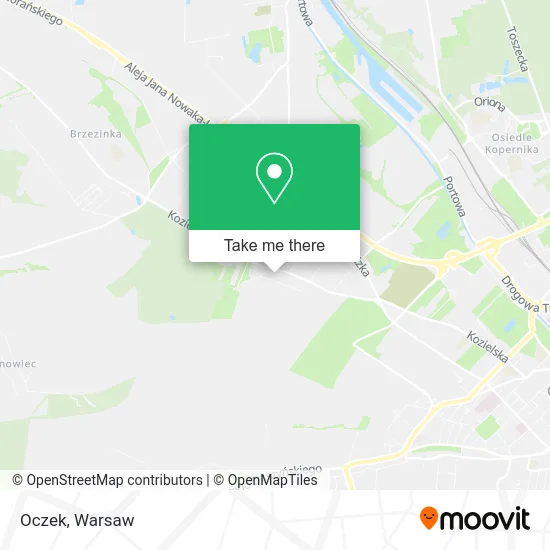 Карта Oczek