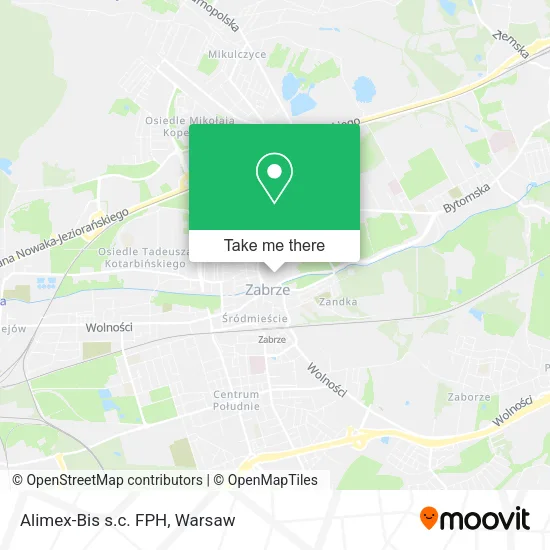 Карта Alimex-Bis s.c. FPH