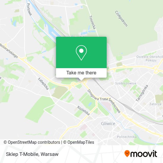 Sklep T-Mobile map