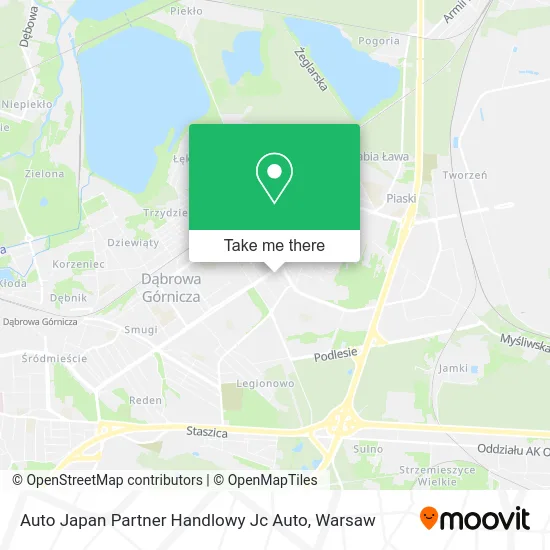 Карта Auto Japan Partner Handlowy Jc Auto