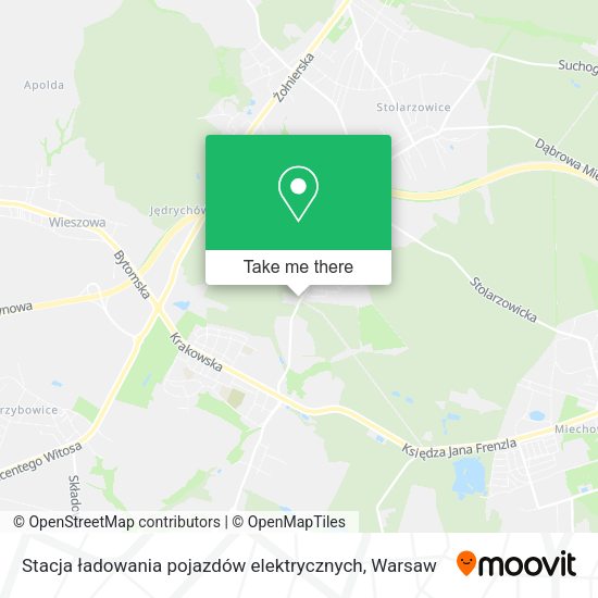 Stacja ładowania pojazdów elektrycznych map