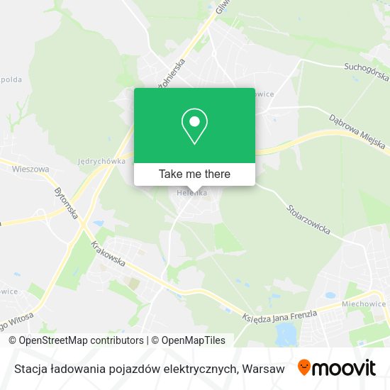 Stacja ładowania pojazdów elektrycznych map