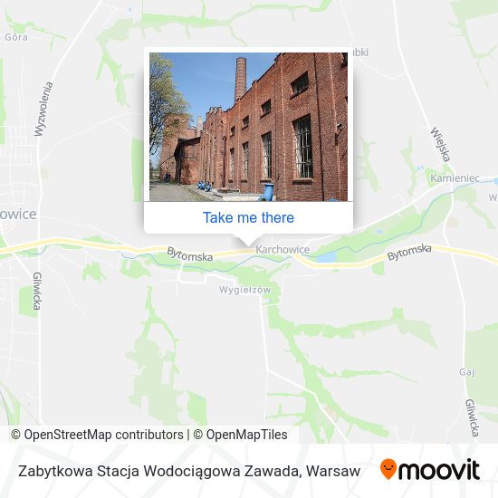 Zabytkowa Stacja Wodociągowa Zawada map