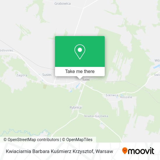 Kwiaciarnia Barbara Kuśmierz Krzysztof map