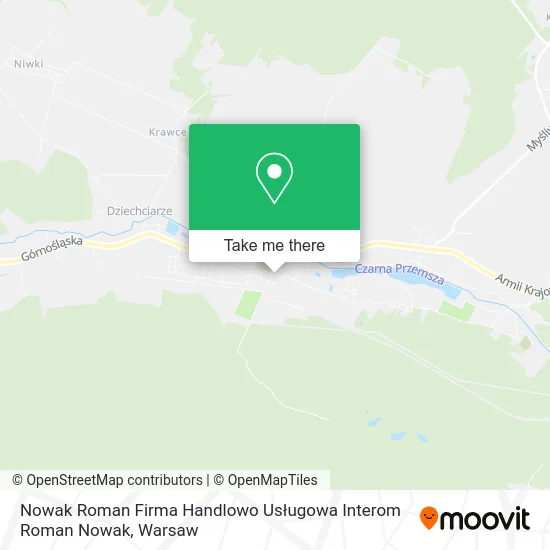 Карта Nowak Roman Firma Handlowo Usługowa Interom Roman Nowak