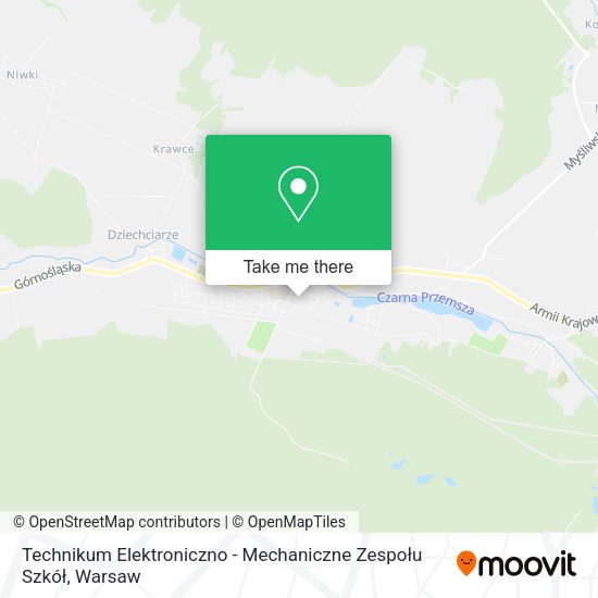 Technikum Elektroniczno - Mechaniczne Zespołu Szkół map