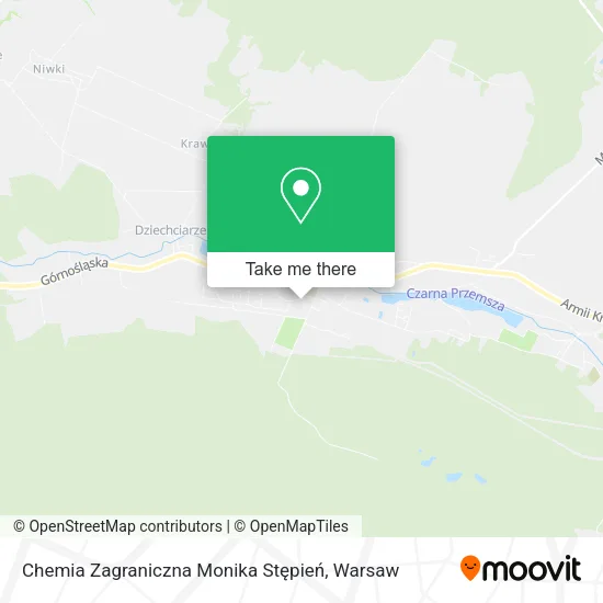 Карта Chemia Zagraniczna Monika Stępień