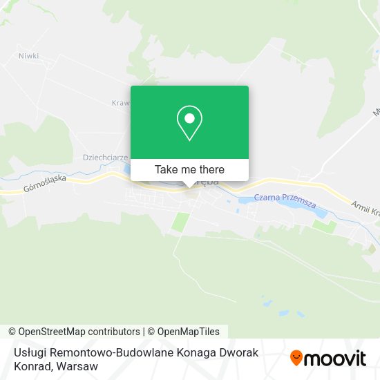 Usługi Remontowo-Budowlane Konaga Dworak Konrad map