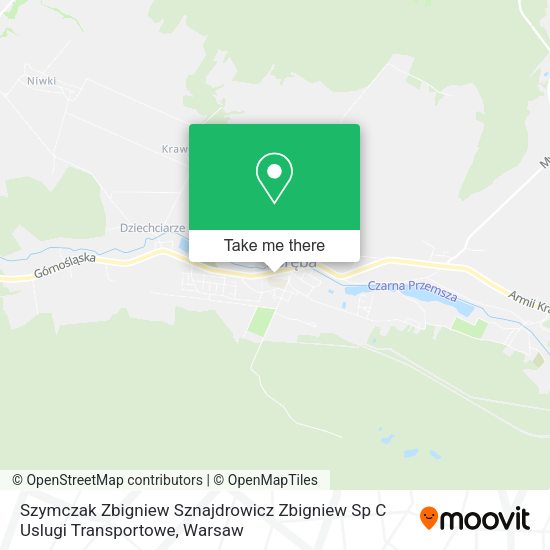 Szymczak Zbigniew Sznajdrowicz Zbigniew Sp C Uslugi Transportowe map