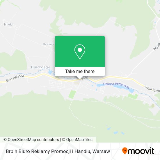 Brpih Biuro Reklamy Promocji i Handlu map