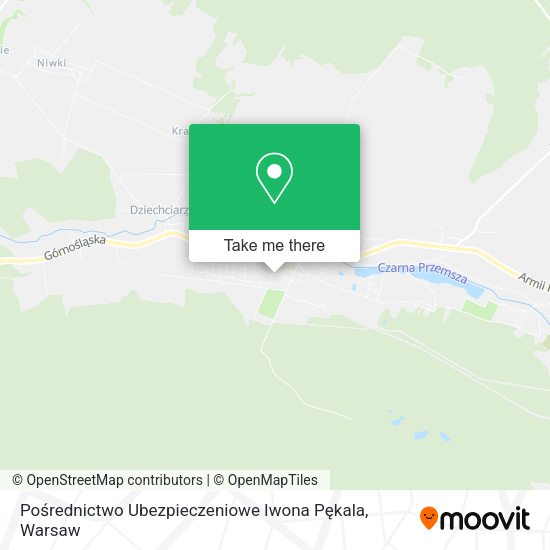 Pośrednictwo Ubezpieczeniowe Iwona Pękala map