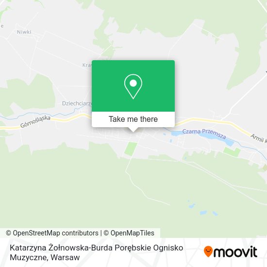 Katarzyna Żołnowska-Burda Porębskie Ognisko Muzyczne map