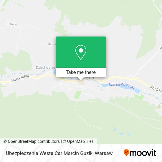 Ubezpieczenia Westa Car Marcin Guzik map