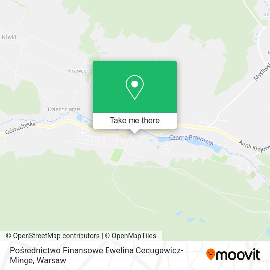 Pośrednictwo Finansowe Ewelina Cecugowicz-Minge map