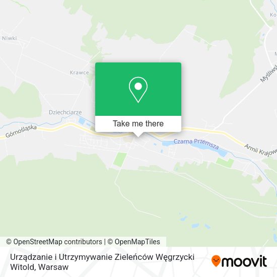 Карта Urządzanie i Utrzymywanie Zieleńców Węgrzycki Witold