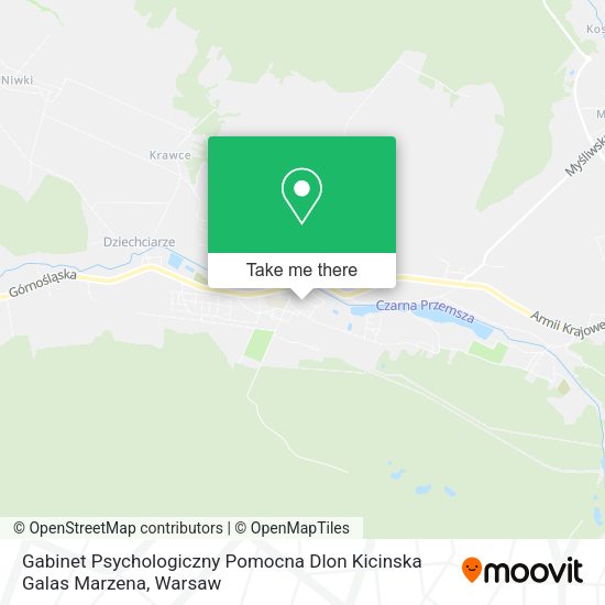 Gabinet Psychologiczny Pomocna Dlon Kicinska Galas Marzena map