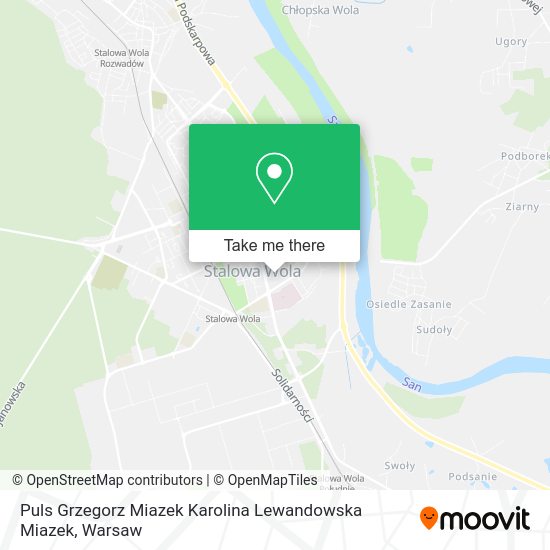 Puls Grzegorz Miazek Karolina Lewandowska Miazek map