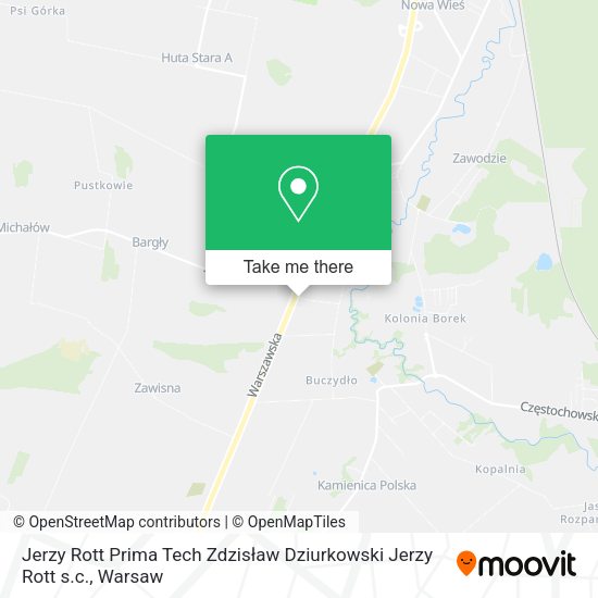 Jerzy Rott Prima Tech Zdzisław Dziurkowski Jerzy Rott s.c. map