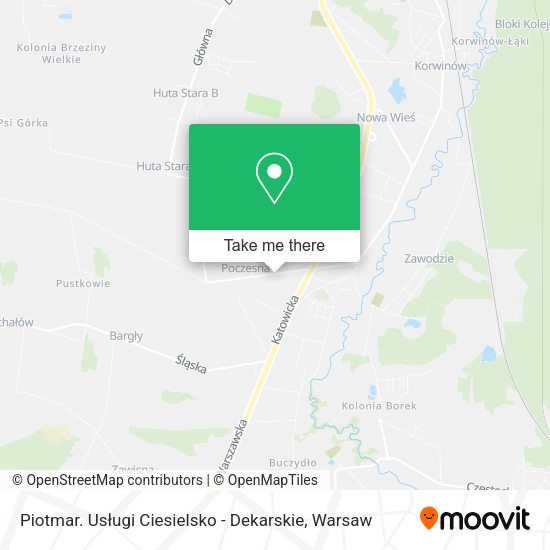 Piotmar. Usługi Ciesielsko - Dekarskie map