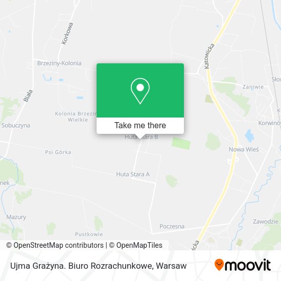 Ujma Grażyna. Biuro Rozrachunkowe map