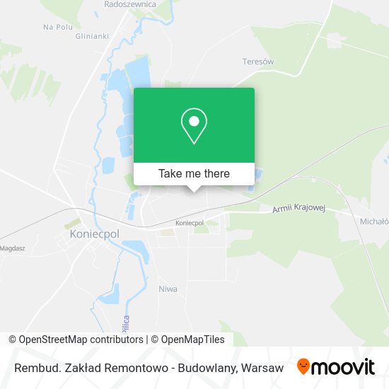 Rembud. Zakład Remontowo - Budowlany map