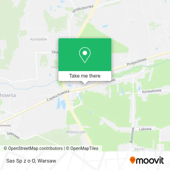 Карта Sas Sp z o O