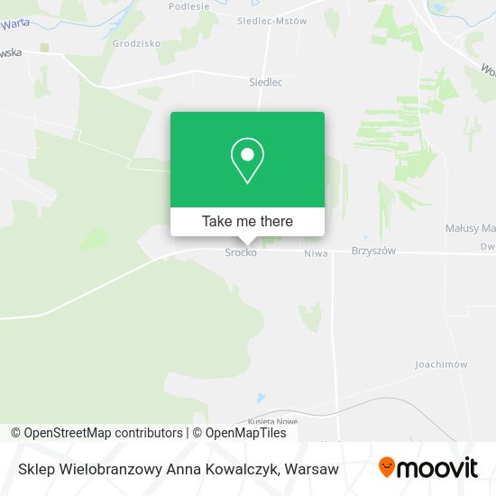 Sklep Wielobranzowy Anna Kowalczyk map