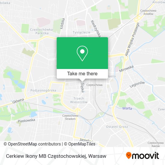 Cerkiew Ikony MB Częstochowskiej map