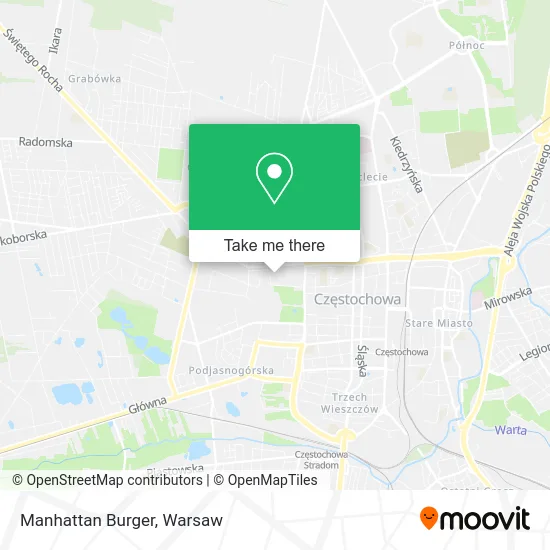 Карта Manhattan Burger
