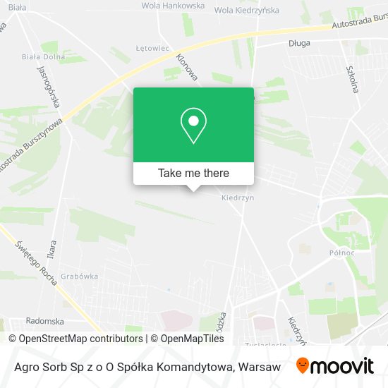 Agro Sorb Sp z o O Spółka Komandytowa map