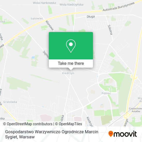 Gospodarstwo Warzywniczo Ogrodnicze Marcin Sygiet map