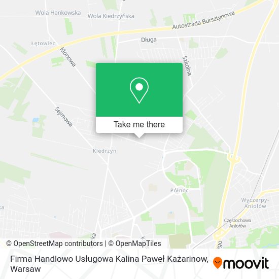 Firma Handlowo Usługowa Kalina Paweł Każarinow map