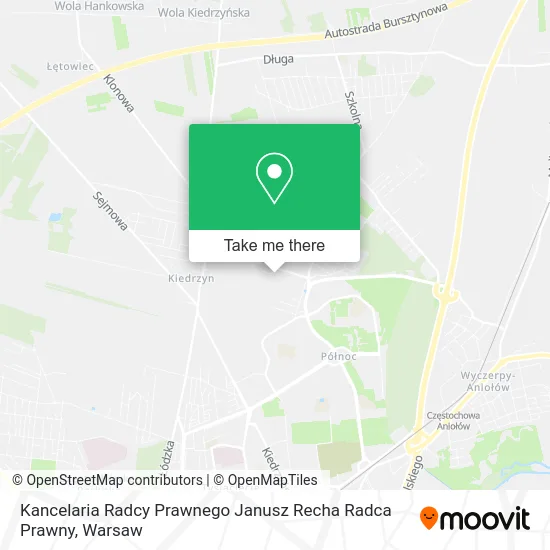 Kancelaria Radcy Prawnego Janusz Recha Radca Prawny map
