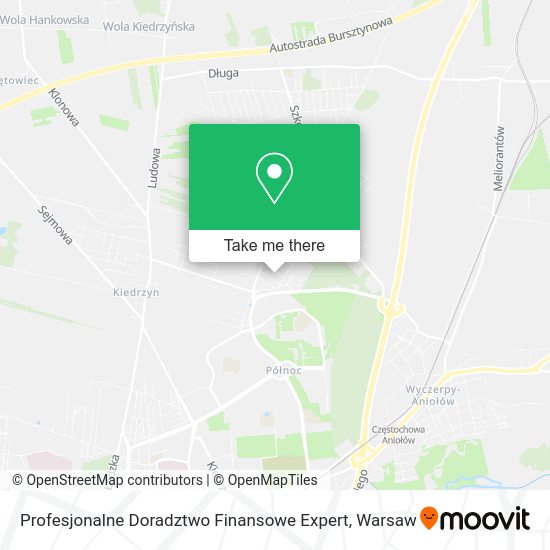 Profesjonalne Doradztwo Finansowe Expert map