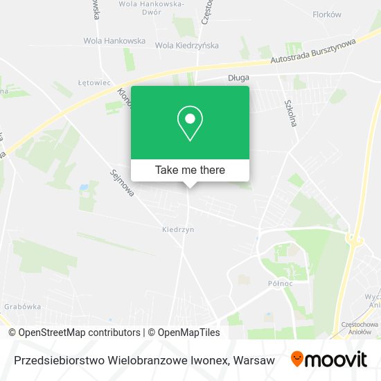 Przedsiebiorstwo Wielobranzowe Iwonex map