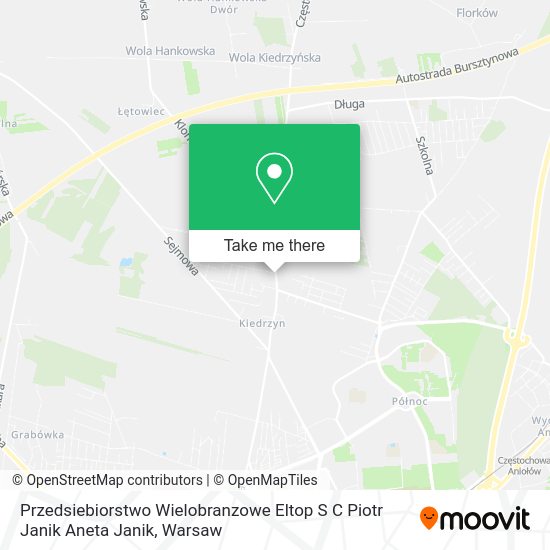 Przedsiebiorstwo Wielobranzowe Eltop S C Piotr Janik Aneta Janik map